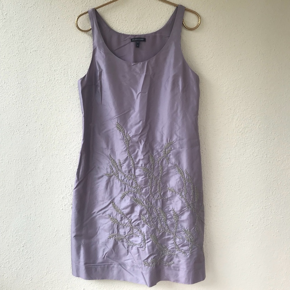 Eileen Fisher Levander Silk Dress